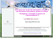 Tablet Screenshot of lesfousvolslents.fr